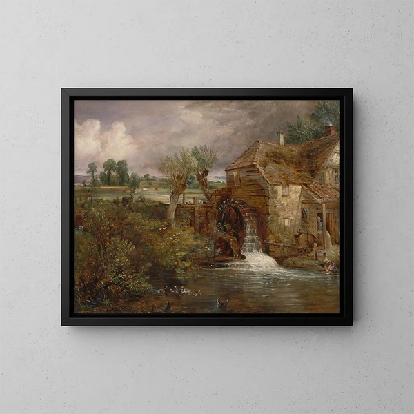 Moulin de Parham à Gillingham - John Constable — gerahmtes Bild an der Wand