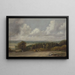 Szene der Feldarbeit in Suffolk - John Constable — gerahmtes Bild an der Wand