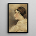 Portrait einer Dame - John Constable — gerahmtes Bild an der Wand
