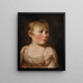 Portrait von Eliza Lewis - John Constable — gerahmtes Bild an der Wand