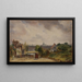 Das Cottage von Sir Richard Steele, Hampstead - John Constable — gerahmtes Bild an der Wand