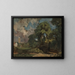 Stoke-by-Nayland - John Constable — gerahmtes Bild an der Wand