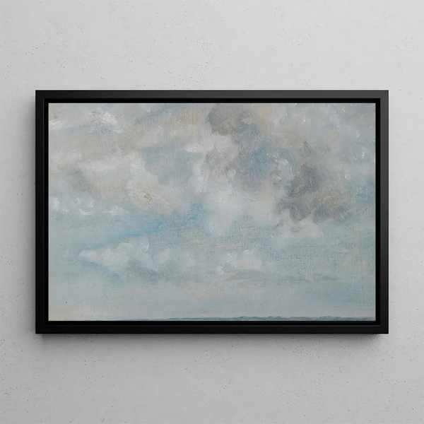 Studie der Wolken - John Constable — gerahmtes Bild an der Wand