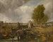 Studie eines Bootes, das eine Schleuse passiert - John Constable — Ansicht des Kunstwerks
