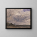 Studie eines bewölkten Himmels - John Constable — gerahmtes Bild an der Wand