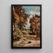 Das Weizenfeld - John Constable — gerahmtes Bild an der Wand