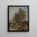 Jungen beim Baden am Fluss Wensum Norwich - John Crome — gerahmtes Bild an der Wand