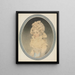 Lady Caroline Wrottesley - John Downman — gerahmtes Bild an der Wand
