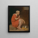 Robert duc de Normandie en prison - John Downman — gerahmtes Bild an der Wand