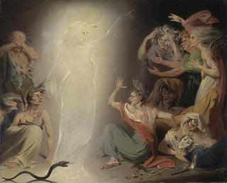 John Downman - The Ghost of Clytemnestra Awakening the Furies.webp