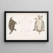 Dhongoka Terrapin Emys Dhongoka - John Edward Gray — gerahmtes Bild an der Wand