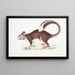 Eichhörnchen mit großem Schwanz Sciurus macrourus - John Edward Gray — gerahmtes Bild an der Wand