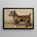Sandy - John Emms — gerahmtes Bild an der Wand