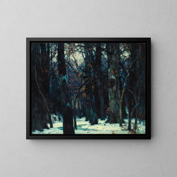 Nachdenkliche Stille - John Fabian Carlson — gerahmtes Bild an der Wand