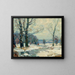 Die Magie des Winters in Woodstock, New York - John Fabian Carlson — gerahmtes Bild an der Wand