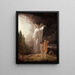 L'expulsion d'Adam et Ève - John Faed — gerahmtes Bild an der Wand