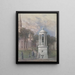 Fontaine Bennett auf dem New Haven Green - John Ferguson Weir — gerahmtes Bild an der Wand