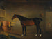Die Bucht von Easton in ihrer Stallung - John Ferneley — Ansicht des Kunstwerks