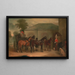 La Traîne de Sir Watkin Williams Wynn - John Ferneley — gerahmtes Bild an der Wand