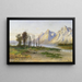 Lac Jackson dans le Wyoming - John Fery — gerahmtes Bild an der Wand