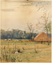 Herbstlandschaft mit einem großen Heuballen - John Francis Murphy — Ansicht des Kunstwerks