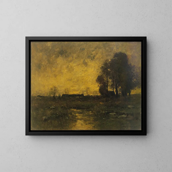Terres négligées - John Francis Murphy — gerahmtes Bild an der Wand
