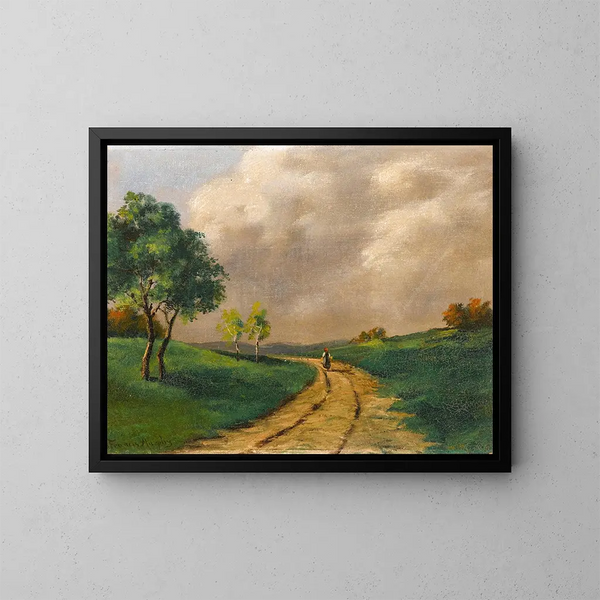 Der Rückweg - John Francis Murphy — gerahmtes Bild an der Wand