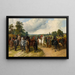 Eine Pferdemesse auf Southborough Common - John Frederick Herring l'Ancien — gerahmtes Bild an der Wand