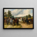 Eine Pferdemesse auf Southborough Common - John Frederick Herring l'Ancien — gerahmtes Bild an der Wand