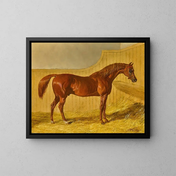 Actéon - John Frederick Herring l'Ancien — gerahmtes Bild an der Wand