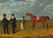 Don Antonio mit seinem Besitzer M. Ferguson, seinem Trainer und einem Stallburschen - John Frederick Herring der Ältere — Ansicht des Kunstwerks