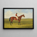 Mr S Wrathers Nutwith mit J Marson Gewinner des St Leger - John Frederick Herring der Ältere — gerahmtes Bild an der Wand