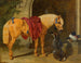 Der Ritter und sein Ross - John Frederick Herring der Ältere — Ansicht des Kunstwerks