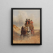 Le Royal Mail Coach sur la route - John Frederick Herring l'Ancien — gerahmtes Bild an der Wand