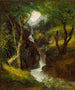 Kaskade im Wald - John Frederick Kensett — Ansicht des Kunstwerks