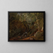 Wasserfall der Catskills - John Frederick Kensett — gerahmtes Bild an der Wand