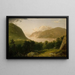 Szene am Hudson-Fluss - John Frederick Kensett — gerahmtes Bild an der Wand