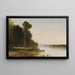 Sommertag am Conesus-See - John Frederick Kensett — gerahmtes Bild an der Wand
