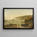 Ansicht der Niagarafälle - John Frederick Kensett — gerahmtes Bild an der Wand