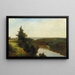 Ansicht auf die Genesee bei Mount Morris - John Frederick Kensett — gerahmtes Bild an der Wand