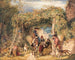 Figuren und Tiere in einem Weinberg - John Frederick Lewis — Ansicht des Kunstwerks