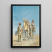 Halte im Wüstenland - John Frederick Lewis — gerahmtes Bild an der Wand