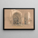 Innenansicht der Großen Moschee Ulucami Bursa Türkei - John Frederick Lewis — gerahmtes Bild an der Wand