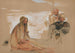Studie von drei Arabern - John Frederick Lewis — Ansicht des Kunstwerks