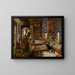 Das Harem - John Frederick Lewis — gerahmtes Bild an der Wand