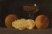 Naturstillleben mit Orangen und Weinglas - John Frederick Peto — Ansicht des Kunstwerks