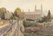 Clare College und Brücke über die Cam mit King's College im Hintergrund - John Fulleylove — Ansicht des Kunstwerks