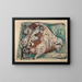 Sanglier terrestre - John Galloway — gerahmtes Bild an der Wand