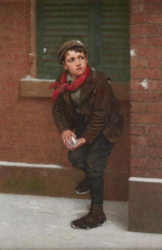 John George Brown - Anticipating the Perfect Moment.webp