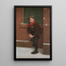 Anticipieren des perfekten Moments - John George Brown — gerahmtes Bild an der Wand